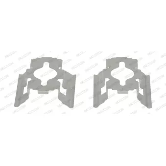 Kit d'accessoires, plaquette de frein à disque FERODO FBA619