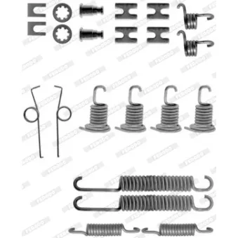Kit d'accessoires, mâchoire de frein FERODO FBA71