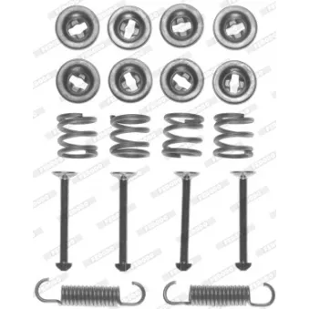 Kit d'accessoires, mâchoire de frein FERODO FBA92