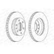 Jeu de 2 disques de frein avant FERODO FCR310A - Visuel 2