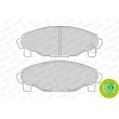 Jeu de 4 plaquettes de frein avant FERODO FDB1009 - Visuel 2