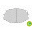 Jeu de 4 plaquettes de frein avant FERODO FDB1011 - Visuel 2