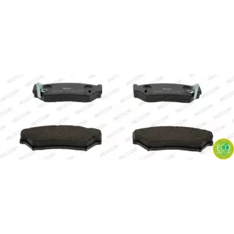 Jeu de 4 plaquettes de frein avant FERODO FDB1020