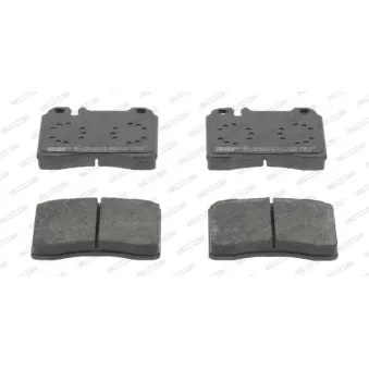 Jeu de 4 plaquettes de frein avant FERODO FDB1037