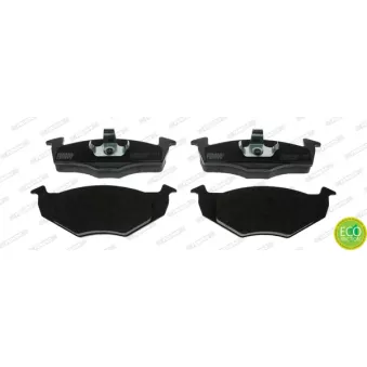Jeu de 4 plaquettes de frein avant FERODO FDB1101