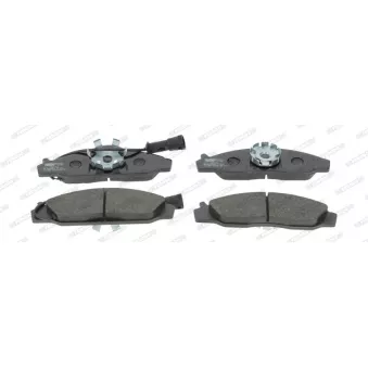 Jeu de 4 plaquettes de frein avant FERODO FDB1156