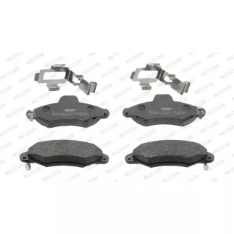Jeu de 4 plaquettes de frein avant FERODO FDB1276