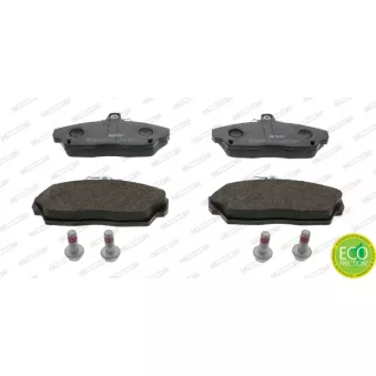 Jeu de 4 plaquettes de frein avant FERODO FDB1291