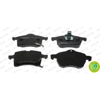 Jeu de 4 plaquettes de frein avant FERODO FDB1295