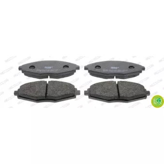 Jeu de 4 plaquettes de frein avant FERODO FDB1337