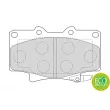 Jeu de 4 plaquettes de frein avant FERODO FDB1502 - Visuel 2