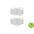 Jeu de 4 plaquettes de frein avant FERODO FDB1504 - Visuel 2