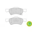 Jeu de 4 plaquettes de frein avant FERODO FDB1510 - Visuel 2