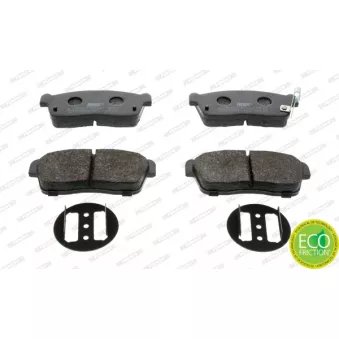 Jeu de 4 plaquettes de frein avant FERODO FDB1532