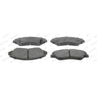 Jeu de 4 plaquettes de frein avant FERODO FDB1536