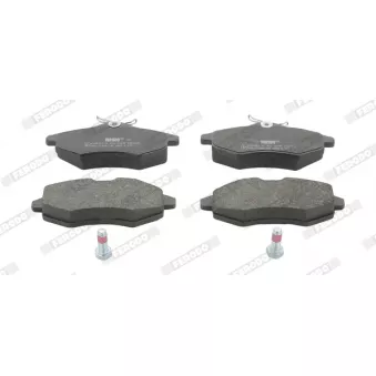 Jeu de 4 plaquettes de frein avant FERODO
