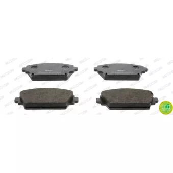 Jeu de 4 plaquettes de frein avant FERODO FDB1580