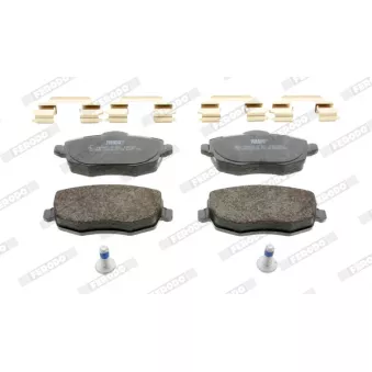 Jeu de 4 plaquettes de frein avant FERODO FDB1582