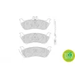 Jeu de 4 plaquettes de frein arrière FERODO FDB1608 - Visuel 2