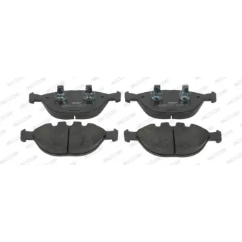 Jeu de 4 plaquettes de frein avant FERODO