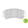 Jeu de 4 plaquettes de frein avant FERODO FDB1619 - Visuel 2