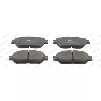Jeu de 4 plaquettes de frein avant FERODO
