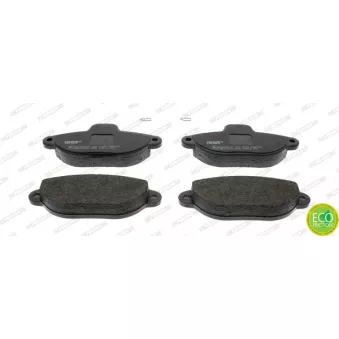 Jeu de 4 plaquettes de frein avant FERODO FDB1630
