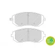 Jeu de 4 plaquettes de frein avant FERODO FDB1639 - Visuel 2