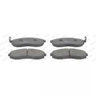 Jeu de 4 plaquettes de frein avant FERODO FDB1646