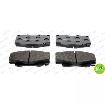 Jeu de 4 plaquettes de frein avant FERODO FDB1852