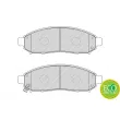 Jeu de 4 plaquettes de frein avant FERODO FDB1997 - Visuel 2