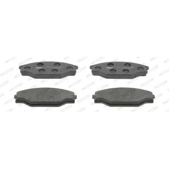 Jeu de 4 plaquettes de frein avant FERODO FDB318