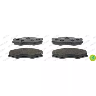 Jeu de 4 plaquettes de frein avant FERODO FDB340
