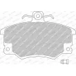 Jeu de 4 plaquettes de frein avant FERODO FDB370B - Visuel 3