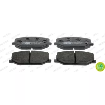 Jeu de 4 plaquettes de frein avant FERODO FDB396