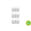 Jeu de 4 plaquettes de frein arrière FERODO FDB4001 - Visuel 2