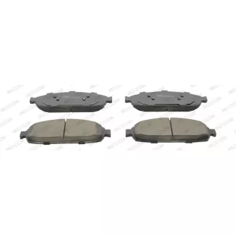 Jeu de 4 plaquettes de frein avant FERODO FDB4002