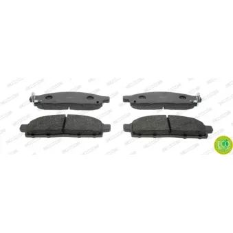Jeu de 4 plaquettes de frein avant FERODO FDB4023