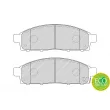 Jeu de 4 plaquettes de frein avant FERODO FDB4023 - Visuel 2