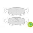 Jeu de 4 plaquettes de frein avant FERODO FDB4035 - Visuel 2