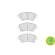 Jeu de 4 plaquettes de frein avant FERODO FDB4046 - Visuel 2