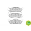 Jeu de 4 plaquettes de frein arrière FERODO FDB4075 - Visuel 2