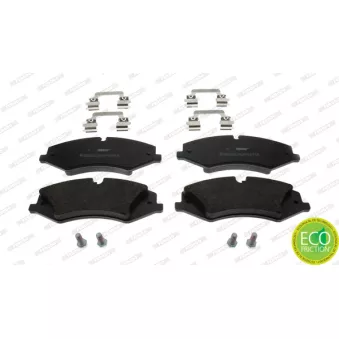 Jeu de 4 plaquettes de frein avant FERODO FDB4104
