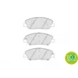 Jeu de 4 plaquettes de frein avant FERODO FDB4111 - Visuel 2