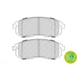 Jeu de 4 plaquettes de frein avant FERODO FDB4112 - Visuel 2