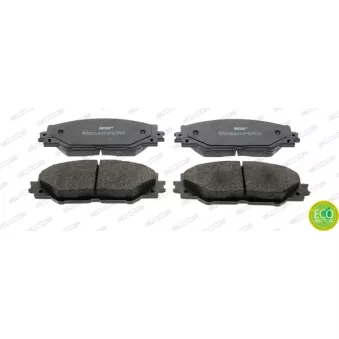 Jeu de 4 plaquettes de frein avant FERODO FDB4136