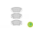 Jeu de 4 plaquettes de frein avant FERODO FDB4207 - Visuel 2