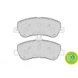 Jeu de 4 plaquettes de frein avant FERODO FDB4219 - Visuel 2