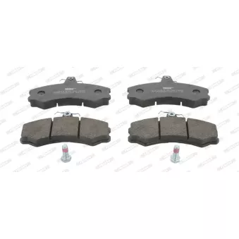 Jeu de 4 plaquettes de frein avant FERODO FDB4225