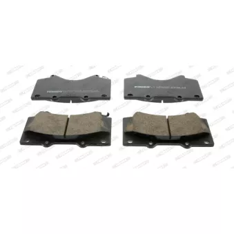 Jeu de 4 plaquettes de frein avant FERODO FDB4229
